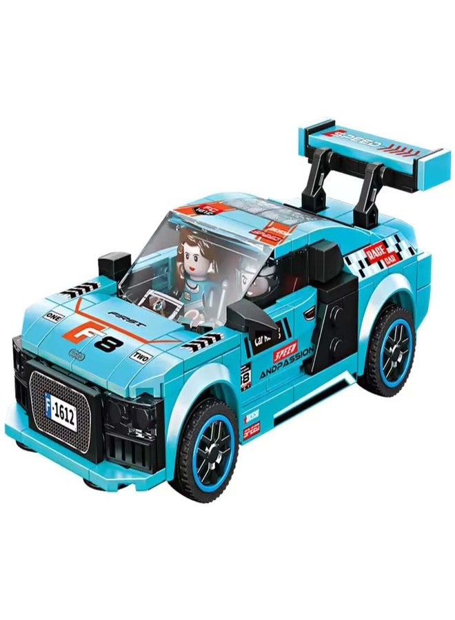 SKYBUCKET 306-Piece Blue Building Bricks setodel kitducational toyor Kids - Image 1